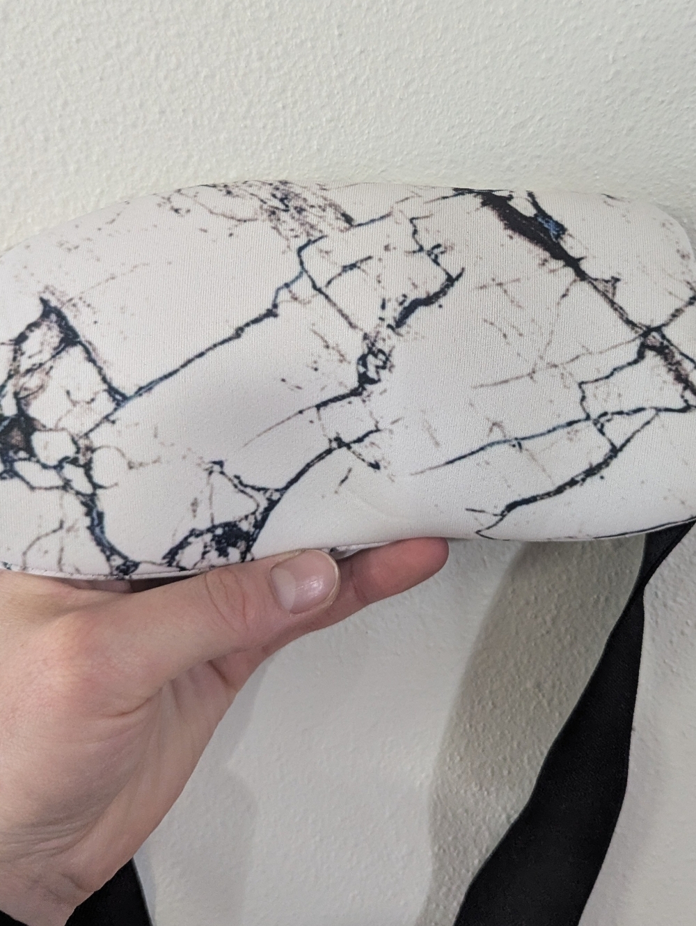 NWOT White Marbled Belt Bag - Picture 3 of 5